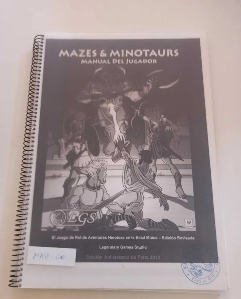 Mazes & Minotaurs: Manual del Jugador